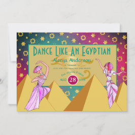 Moderne EGYPTIAN Dance Music Party OM HET EVEN WEL Kaart