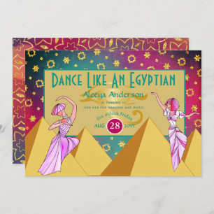 Moderne EGYPTIAN Dance Music Party OM HET EVEN WEL Kaart