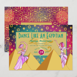 Moderne Egyptische Dansmuziek Feest Elk Evenement Kaart