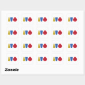 Moderne Egyptische Vazen Sticker (Vel)
