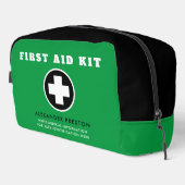 Moderne EHBO Green Cross Medische Veiligheid Reize Toilettasje (Rechterhoek)