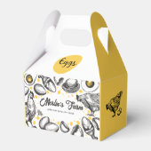 Moderne Eieren Illustratie Karton Verpakkingsdoos  Bedankdoosjes (Voorkant Zijde)