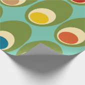 Moderne eieren uit de middenklasse cadeaupapier (Hoek)