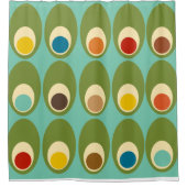 Moderne eieren uit de middenklasse douchegordijn (Voorkant)