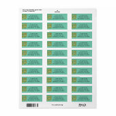 Moderne eieren uit de middenklasse etiket (Full Sheet)