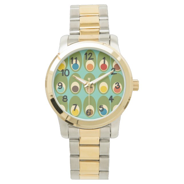 Moderne eieren uit de middenklasse horloge (Voorkant)