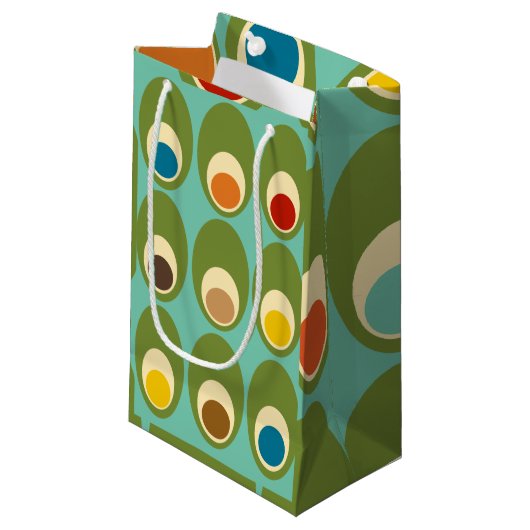 Moderne eieren uit de middenklasse klein cadeauzakje (Voorkant Gekanteld)