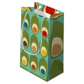 Moderne eieren uit de middenklasse klein cadeauzakje (Achterkant Gekanteld)