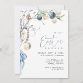 Moderne eierenschat Easter brunch Kaart (Voorkant)
