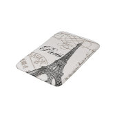 moderne Eiffeltoren Badmat (Gekanteld)