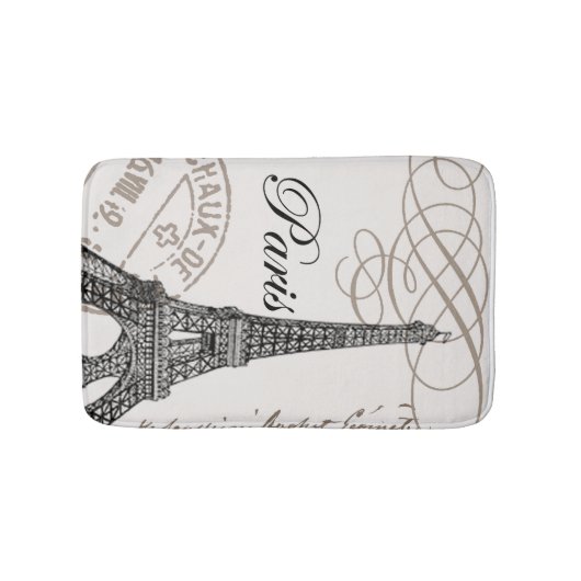 moderne Eiffeltoren Badmat (Voorkant)