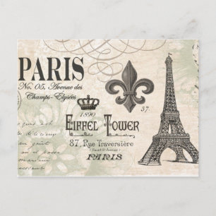 moderne  Eiffeltoren Briefkaart