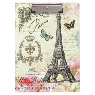 moderne  eiffeltoren in frankrijk klembord