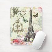 moderne  eiffeltoren in frankrijk muismat (Met muis)