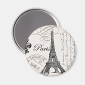moderne  Eiffeltoren Magneet (Voorkant / Achterkant)
