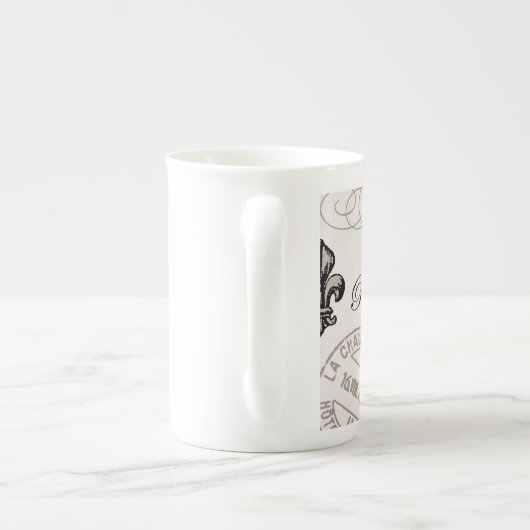 moderne  Eiffeltoren Porselein Kop (Achterkant)