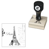 MODERNE  EIFFELTOREN RUBBERSTEMPEL (Gestempeld)