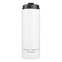 Moderne Eigen Naam Professionele Minimalistische V