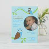 Moderne eigenaar eerste uitnodiging voor aangepast (Staand voorkant)