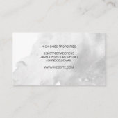 Moderne eigenschappen Architectuur Logo Visitekaartje (Achterkant)