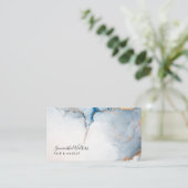 Moderne eigentijdse agaat Elegant Custom Visitekaartje (Staand voorkant)