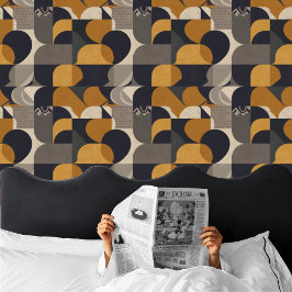 Moderne, eigentijdse Bauhaus-geïnspireerde Peel & Behang