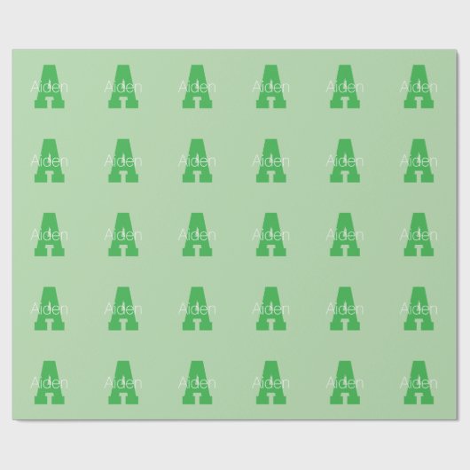 Moderne, eigentijdse mozaïek | Licht en Kelly groe Cadeaupapier (Vlak)