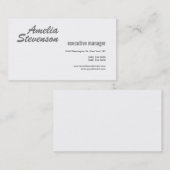 Moderne, eigentijdse vormgeving visitekaartje (Voorkant / Achterkant)