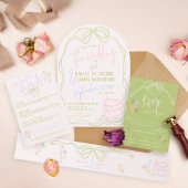 Moderne eigenzinnige hand getrokken boeg PASTEL re Kaart