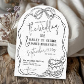 Moderne eigenzinnige hand getrokken boog ZWART ret Kaart