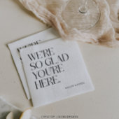 Moderne eigenzinnigheid We zijn zo blij dat je hie Servet