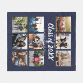 Moderne eindexamen negen Instagram foto collage Fleece Deken (Voorkant (Horizontaal))