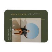 Moderne eindexamenfoto magneet (Horizontaal)