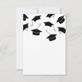 Moderne eininduitskaart opslaan save the date (Achterkant)