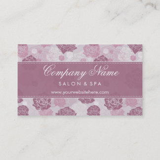Moderne Elegance Floral Rozen Visitekaartjes
