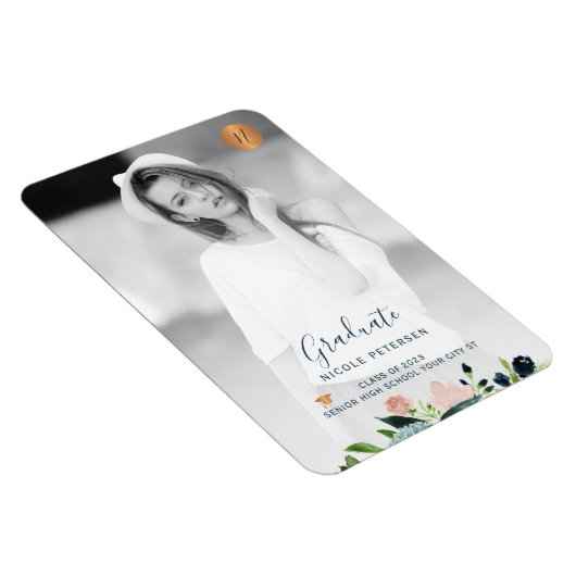 Moderne elegant afstuderen fotobedekking magneet (Rechterzijde)