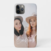 Moderne Elegant Besties Foto voor Beste Vrienden Case-Mate iPhone Case (Achterkant)