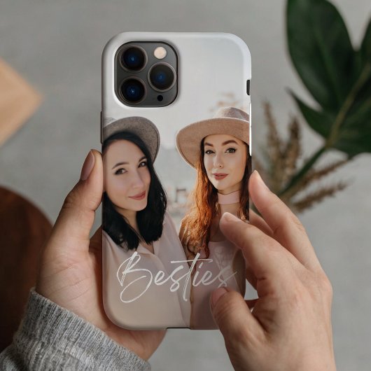 Moderne Elegant Besties Foto voor Beste Vrienden Case-Mate iPhone Case