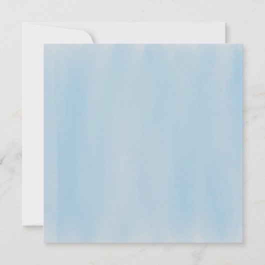 Moderne Elegant Blue Crab Waterverf Hartelijk dank Bedankkaart (Achterkant)