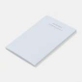Moderne Elegant Blue Custom Post-it Notes (Schuin)