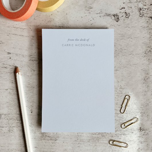 Moderne Elegant Blue Custom Post-it Notes