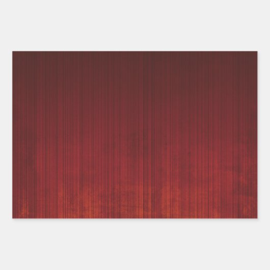 Moderne Elegant Blue Red Green Rustiped Inpakpapier Vel (Voorkant 3)