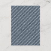 Moderne Elegant Blue Script Books voor Baby Informatiekaartje (Achterkant)
