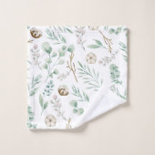 Moderne Elegant Botanische Eucalyptuskeukenset Bad Handdoek (Wasdoekje)