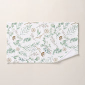 Moderne Elegant Botanische Eucalyptuskeukenset Bad Handdoek (Handdoek)