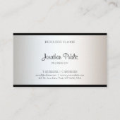 Moderne Elegant Calligraded Script Creative Plain Visitekaartje (Voorkant)