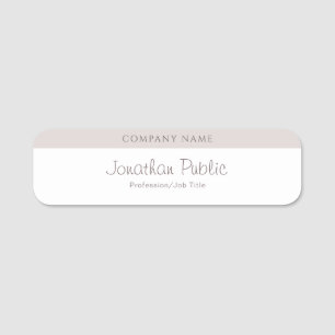 Moderne Elegant Calligraphy Script Name Sjabloon Naamplaatje