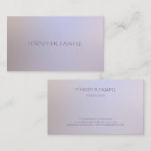 Moderne Elegant Colors Minimalistische Sjabloon Tr Visitekaartje (Voorkant / Achterkant)