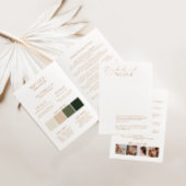 Moderne Elegant Colour Palette Bridesmaid Info Kaa