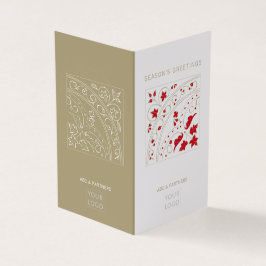 Moderne Elegant Corporate Seasonal Greetings Kaart